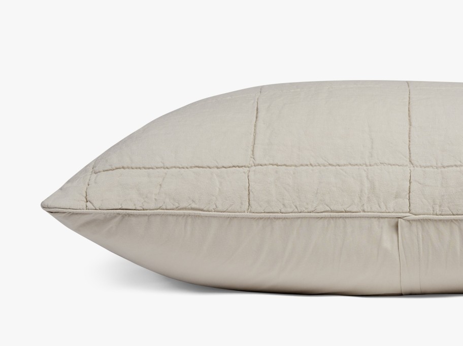 Parachute Sheeting Separates | Linen Box Quilted Euro Sham