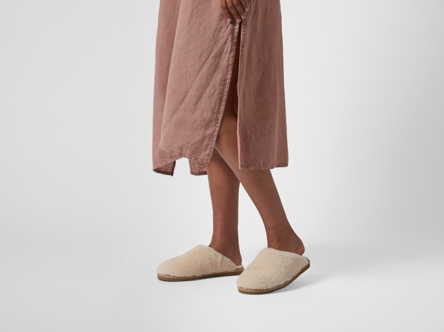 Parachute Shower Curtains | Shearling Wool Clogs