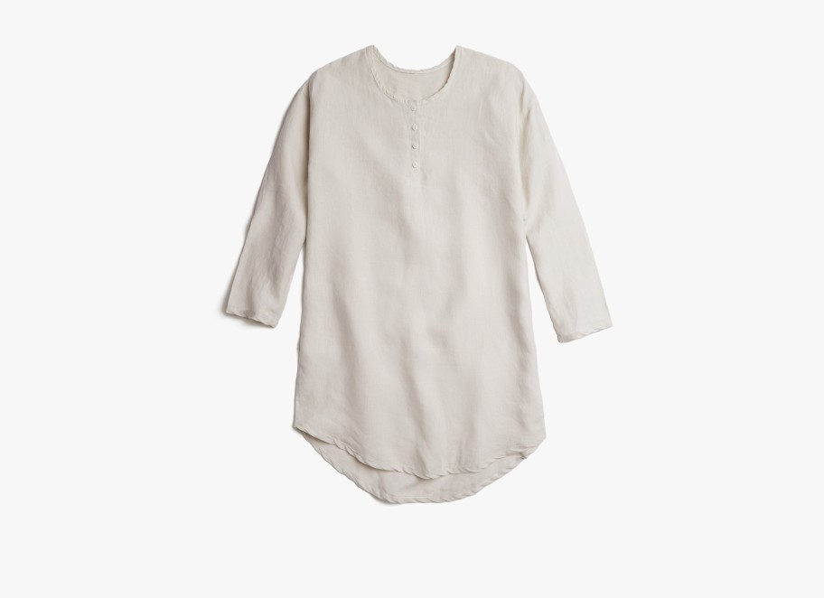 Parachute Robes + Loungewear | Women'S Linen Sleep Shirt