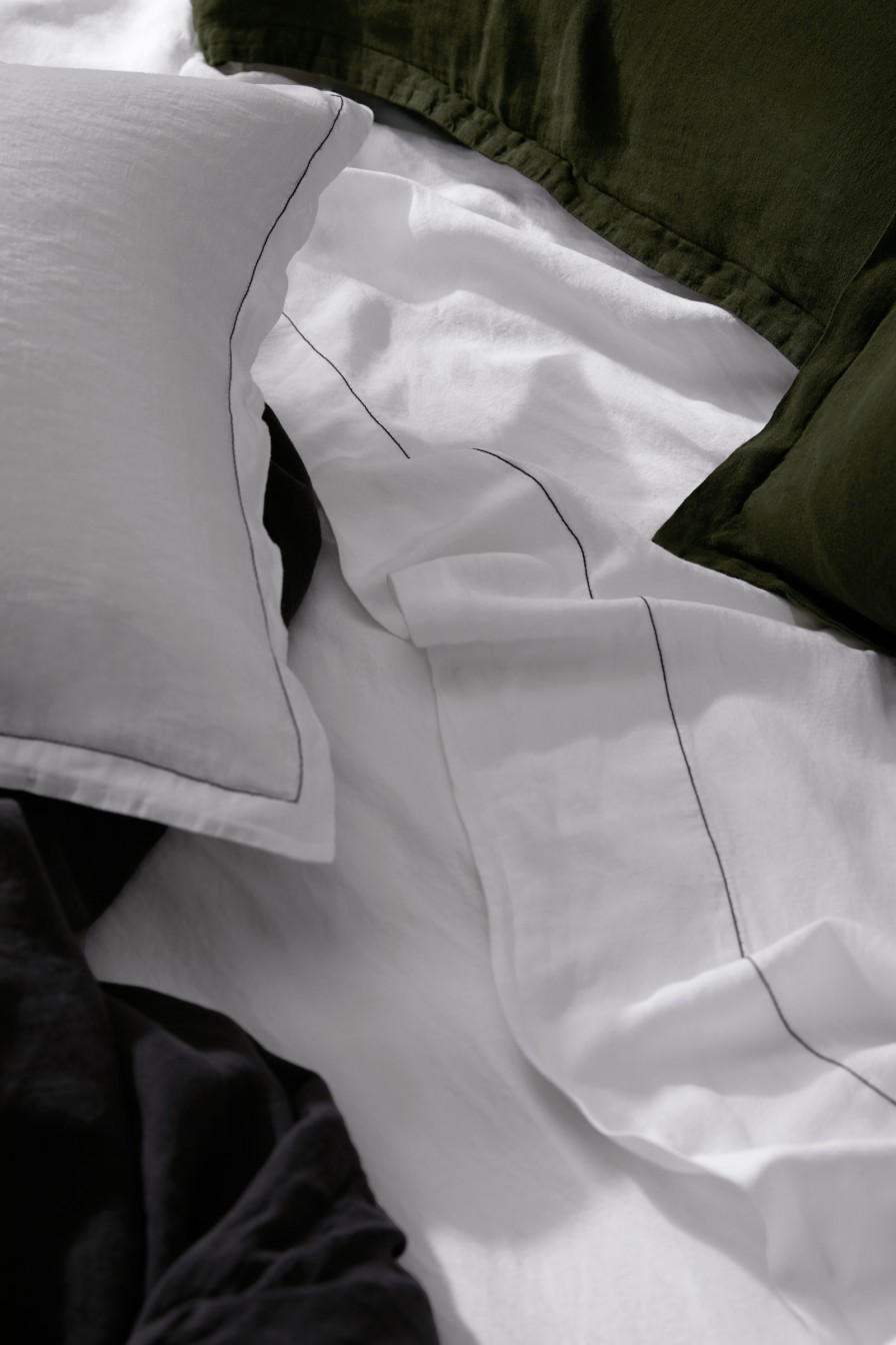 Parachute Sheeting Separates | Heirloom Tencel Linen Sham Set