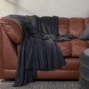 Parachute Bed Throws + Blankets | Oversized Rib Knit Throw